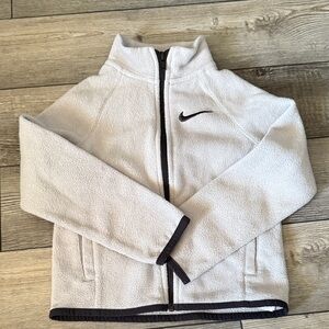 Nike Gray Fleece Jacke